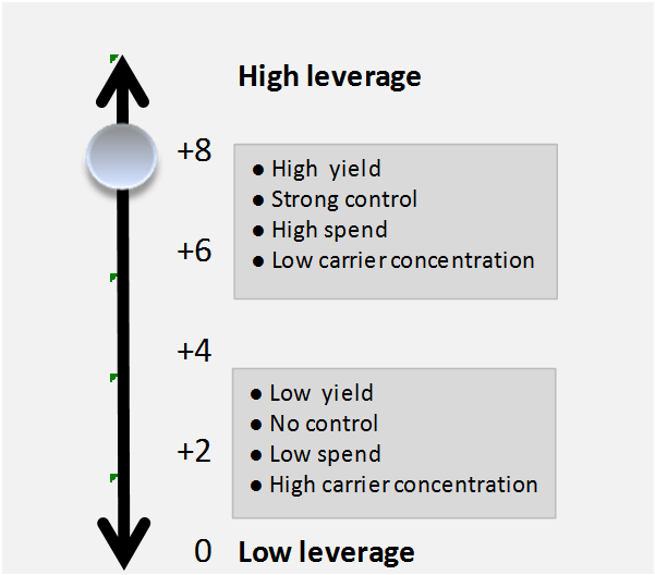 Leverage Scale